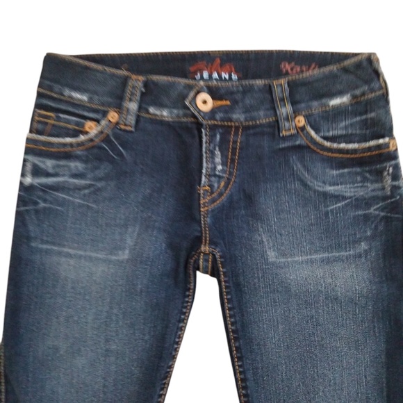 Silver‎ Jeans Karli Distressed Bermuda Jean Shorts Size 30 - Picture 2 of 12